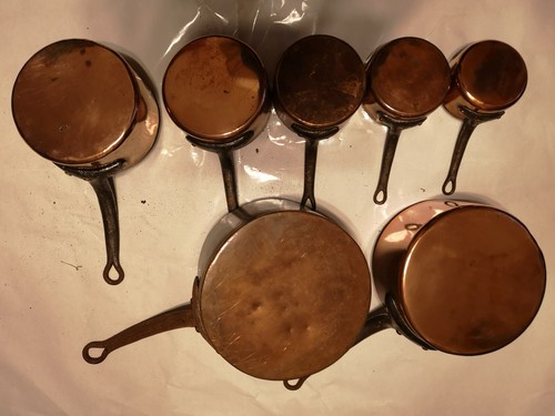 Serie casserolles cuivre - serie, 7