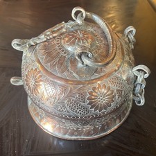 Boîte Ancienne Bronze Cuivre