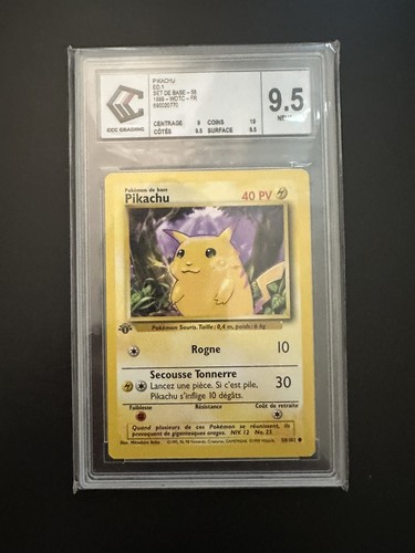 Carte pokémon pikachu 102 - pikachu, 58/102