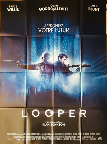 Affiche cinéma looper - affiche,