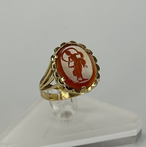 Belle bague jaune - or, 18
