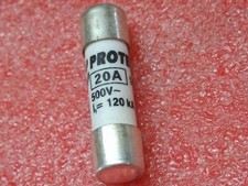 Lot x5: fusible cylindrique Protech 500Vac 20A g1-gG 10x38mm (2Q1)