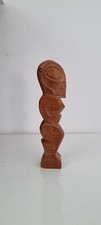 Statue sculpture wood polynesia Tahiti oceanic art. statuette figurine Bois Tiki