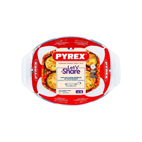 Plat four ovale pyrex - plat,
