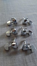 Vintage Guitar tuners 3L 3R stamped "JAPAN" . 1970's MATSOMOKU