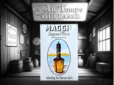 PLAQUE EMAILLEE MAGGI potages