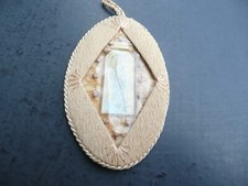 reliquaire ancien en tissu à