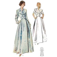 Robe De Maison 'Biddy' Des Années 50, Peignoir - Multi-Tailles