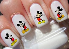 Mickey mouse nail art - nail,