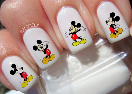 Mickey mouse nail art stickers - nail,