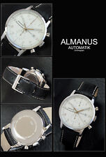 ALMANUS Automatique Chronographe Aviateur Montre Hommes Fabriqué en Suisse
