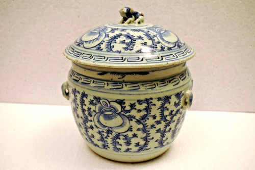 Antique chinois bleu blanc - antique,