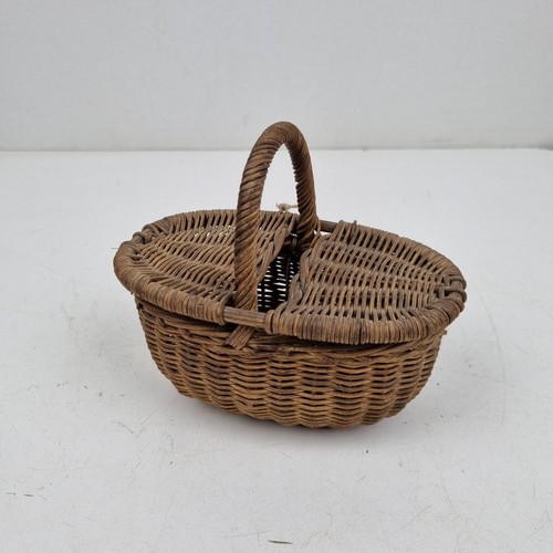 Petit panier poupée osier - petit, poupée,
