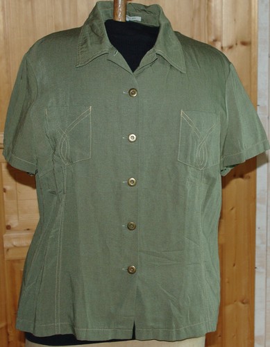Chemise manches courtes kaki - courtes,
