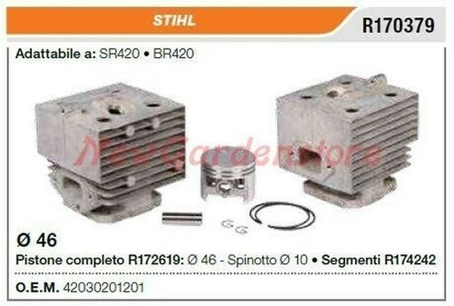 Cylindre piston segments stihl - cylindre,