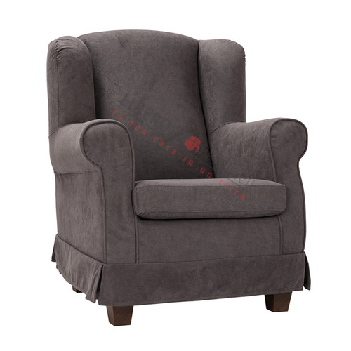 Fauteuil rembourré bergere - bergere, en
