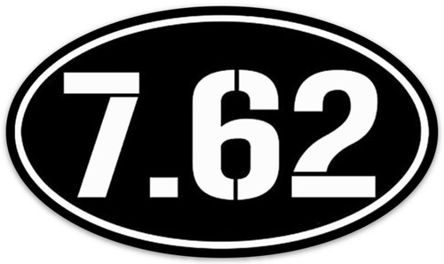 Black oval sticker 7 - sticker, (7.62