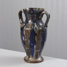 Vase amphore grès art déco Poteries Renault Argent-sur-Sauldre (Cher) circa 1930