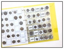 Collection numismatique FRANCE - Classeur de 153 pièces françaises différentes