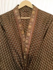 Peignoir Midi En Soie Pure