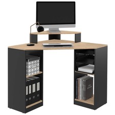 Bureau d'angle HARRY noir et