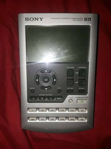 Sony av2500 universal - sony,