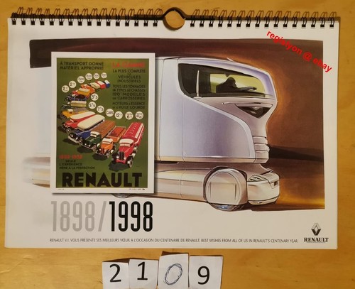 Rvi renault trucks calendrier - rvi,