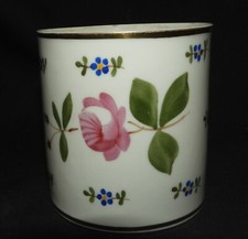 Pot en Porcelaine de LIMOGES LETOURNEUR décor floral peint main