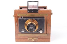 Appareil photographique MACKENSTEIN vers 1900, format 9x12 cm.