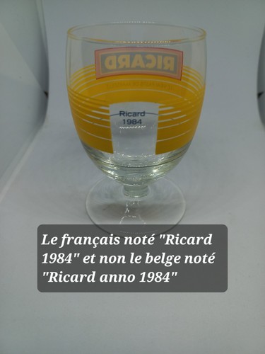 Rare verre ricard des 75 - ###,