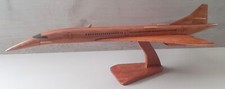 maquette avion en  bois vernis
