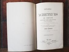 Conseils aux Acheteurs de Chevaux Exposé des Maladies par John   Stewart 1861