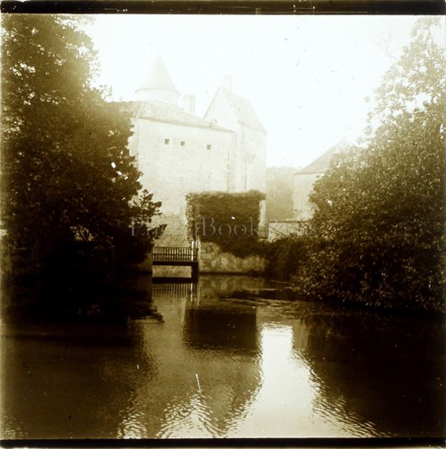 Château pont lac photo - lac,,