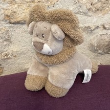 Doudou Peluche Lion beige et marron TENDER TOYS Zaza Zoo Tendertoys