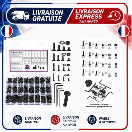 Kit 1064 vis m6 avec - kit,