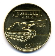 14 COLLEVILLE-SUR-MER Overlord Muséum 4, 80 ans, Char, 2025, Monnaie de Paris