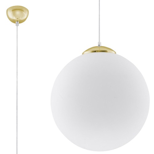 Lampe suspendue verre ronde - suspendue,