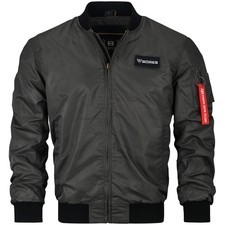 Blouson de moto Bores Bomber olive blouson d'aviateur
