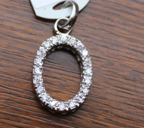 Pendentif argent massif - pendentif, o