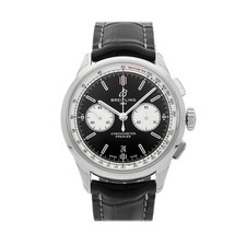 Breitling Premier B01 Chrono Acier Auto 42Mm Montre Cadran Noir Ab0118371B1P2