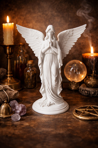 Statue ange gardien - gardien, –