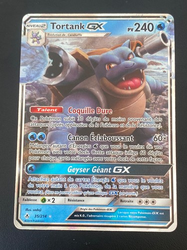 Carte pokemon tortank - carte,