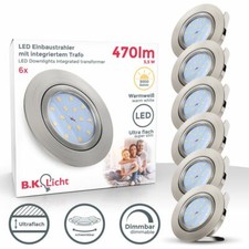 6 Spots LED encastrables