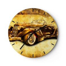 Horloge murale en verre