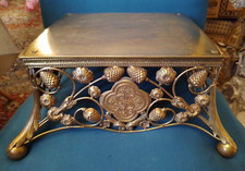 ANCIEN THABOR RELIGIEUX/LAITON/OSTENSOIR/SOCLE/IHS/33x31x14cm/LUTRIN/RELIQUAIRE