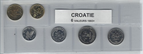 Croatie série pièces - 6,