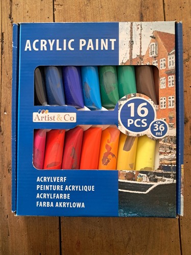 Boite tubes de peinture - boite,