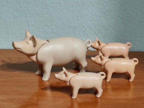 Figurines playmobil porc - figurines,