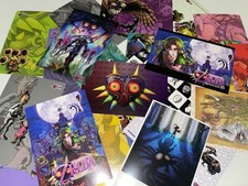 Zelda majora's mask nintendo officiel collector 24 postcard n64 3ds card Japan