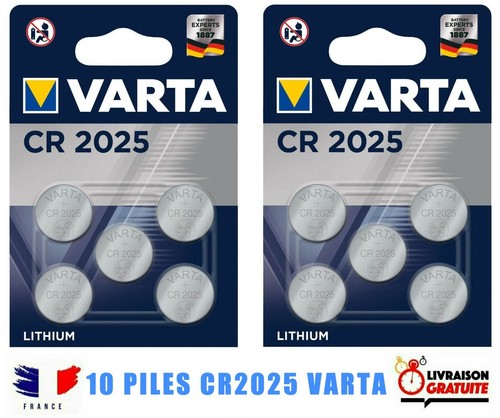 Varta cr2025 piles boutons - cr2025,